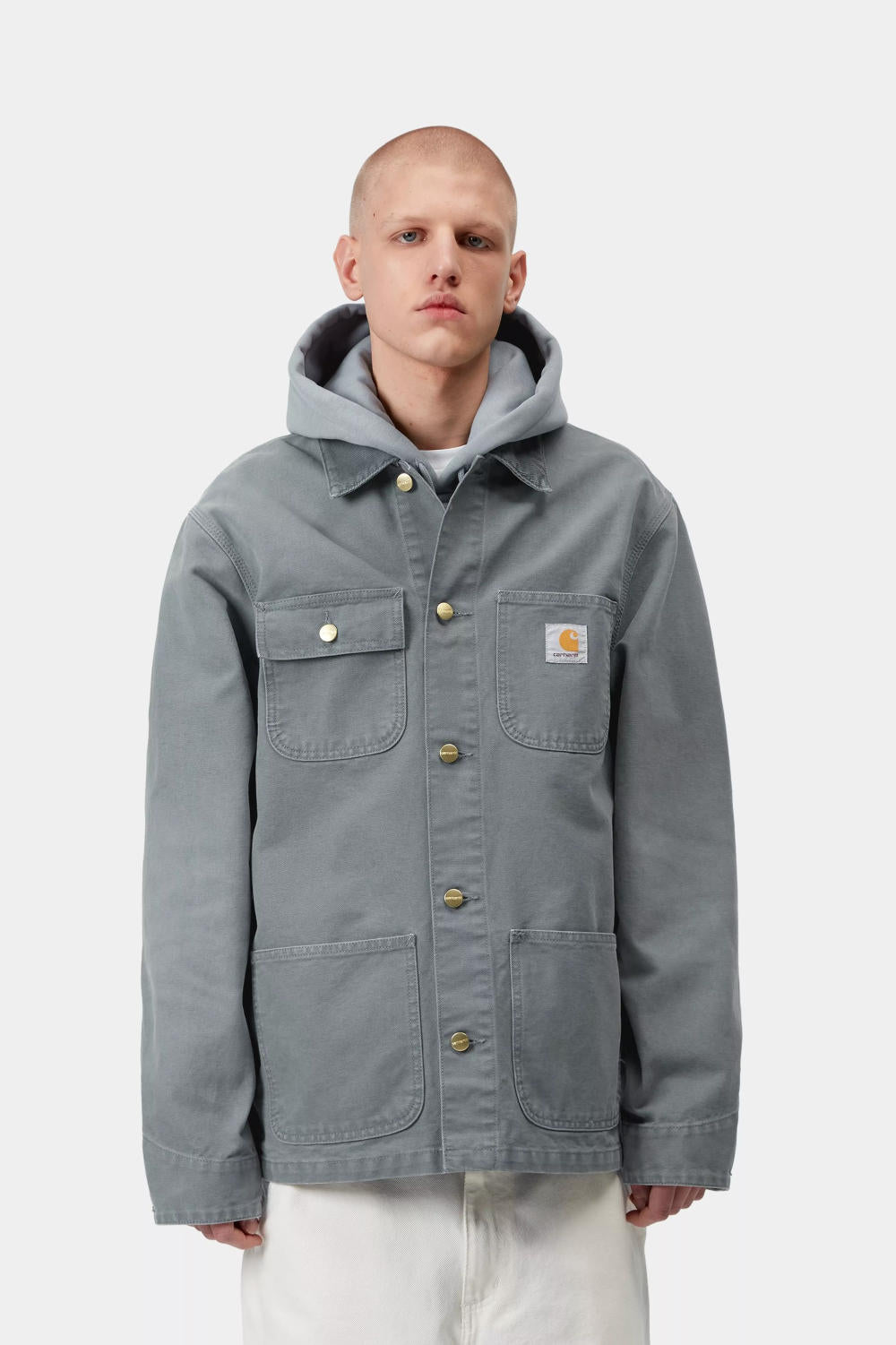 carhartt チョアコート　メキシコ製　グレー carhartt wip michigan coat cozy blue stone canvas – www.sublime.bz