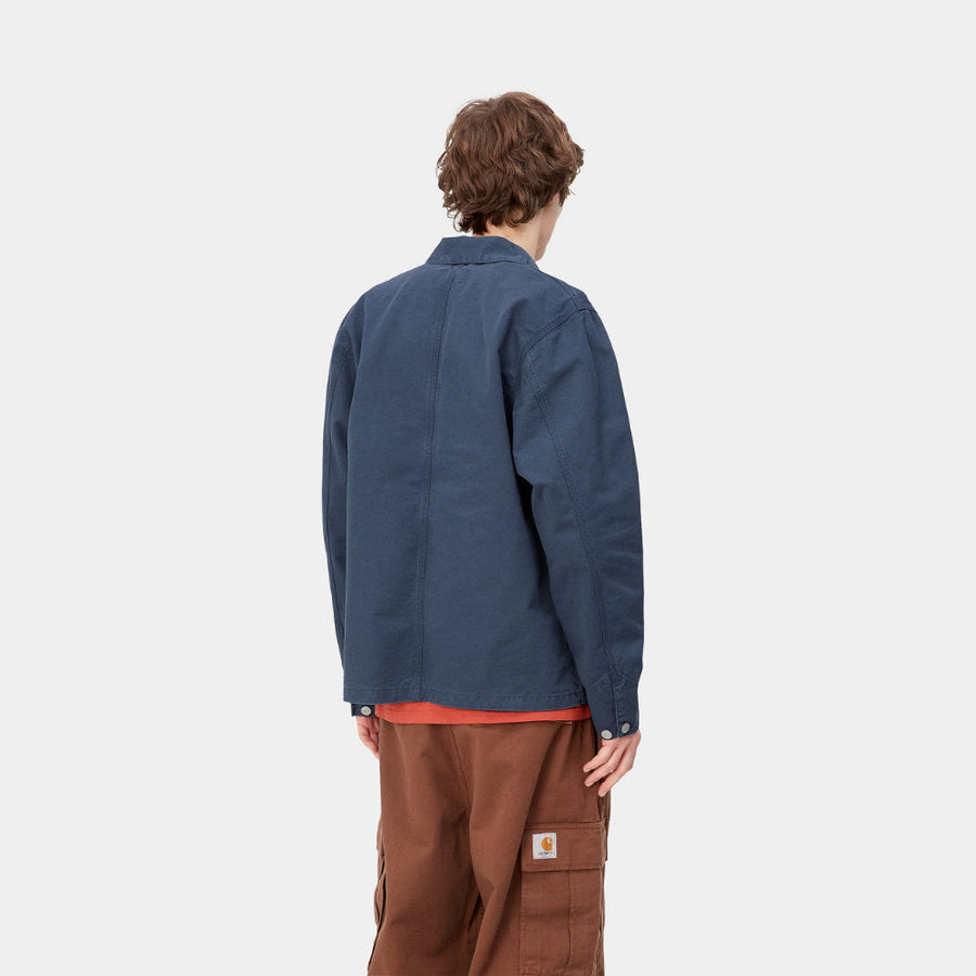 carhartt wip michigan coat storm blue garment dyed (LAST SIZE LARGE)