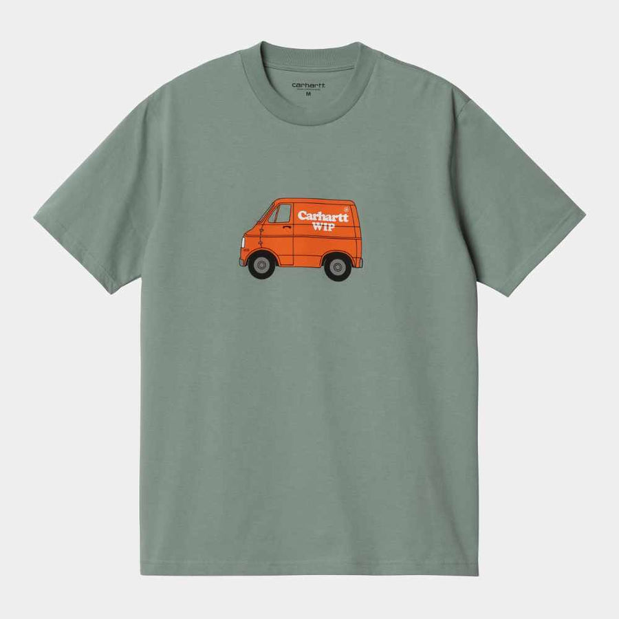 carhartt wip mystery machine t-shirt glassy teal