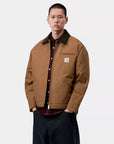 carhartt wip og detroit jacket winter h brown tobacco rigid