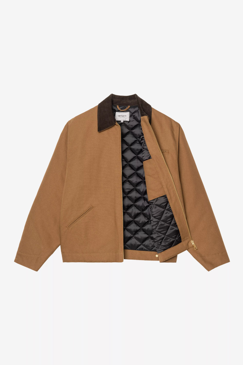 carhartt wip og detroit jacket winter h brown tobacco rigid