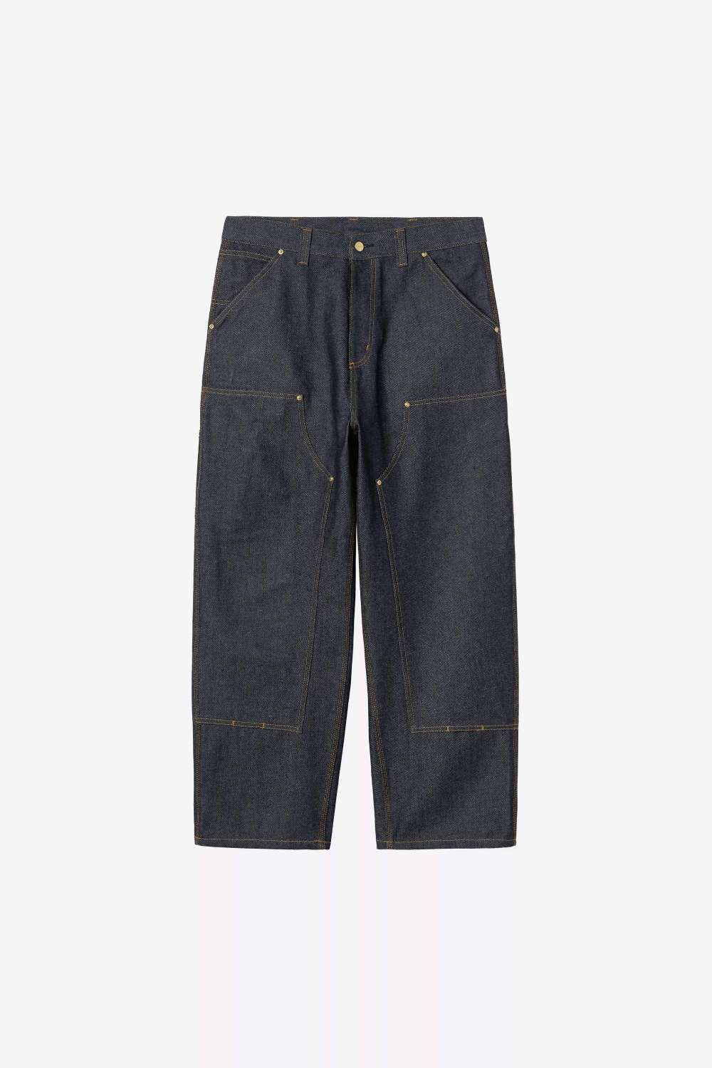 carhartt wip og double knee pant blue rigid – www.sublime.bz