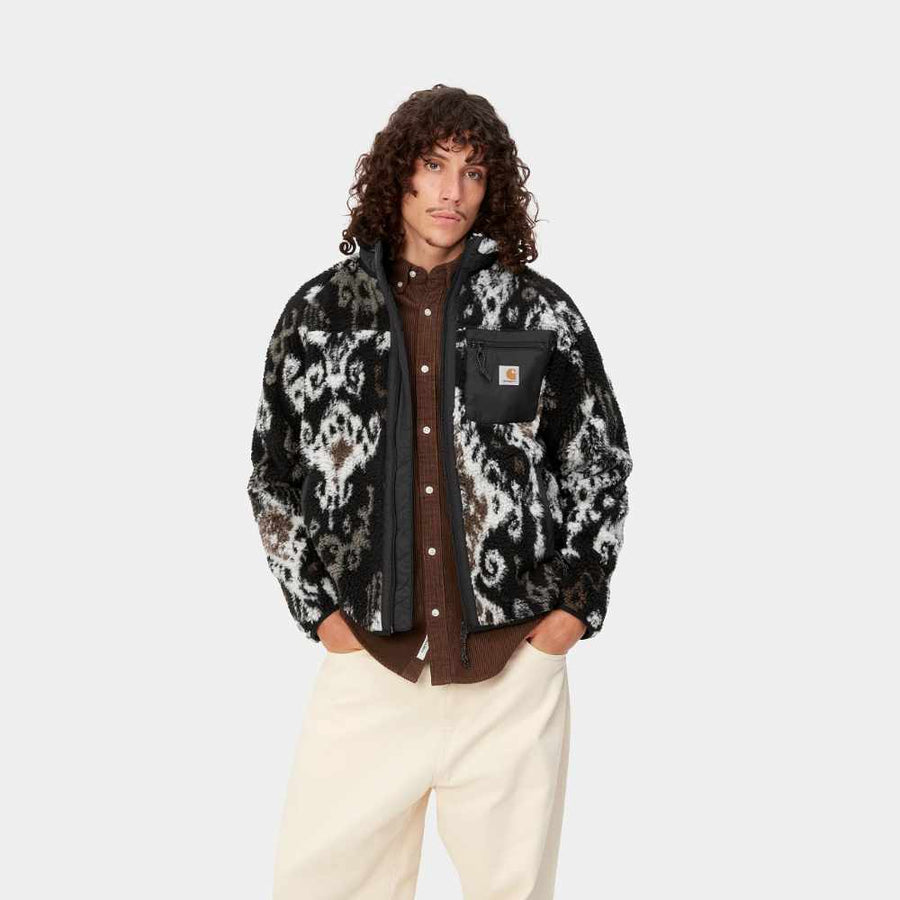 carhartt wip prentis liner baru jacquard black black