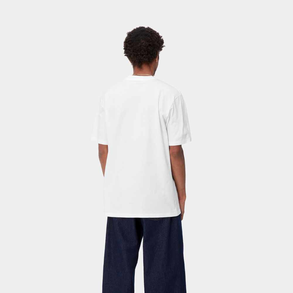 carhartt wip short sleeve art supply t-shirt white