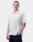 carhartt wip short sleeve keene shirt keene stripe white