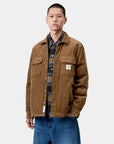carhartt wip whitsome shirt jacket cotton corduroy h brown