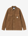 carhartt wip whitsome shirt jacket cotton corduroy h brown