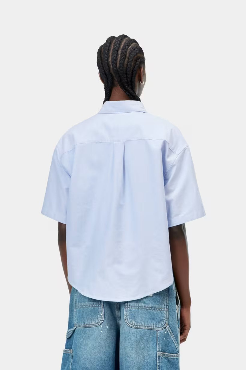 carhartt wip women kaia shirt bleach white