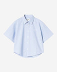 carhartt wip women kaia shirt bleach white