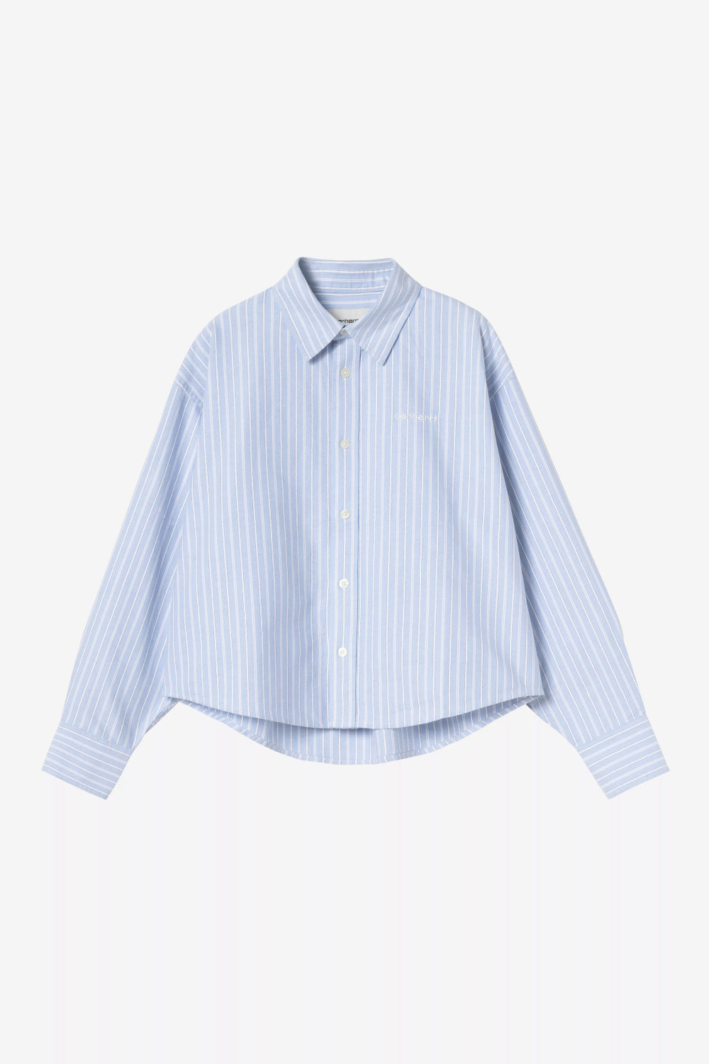 carhartt wip women long sleeve kanan shirt kanan stripe bleach