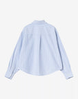 carhartt wip women long sleeve kanan shirt kanan stripe bleach
