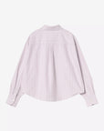 carhartt wip women long sleeve kanan shirt kanan stripe hortensia