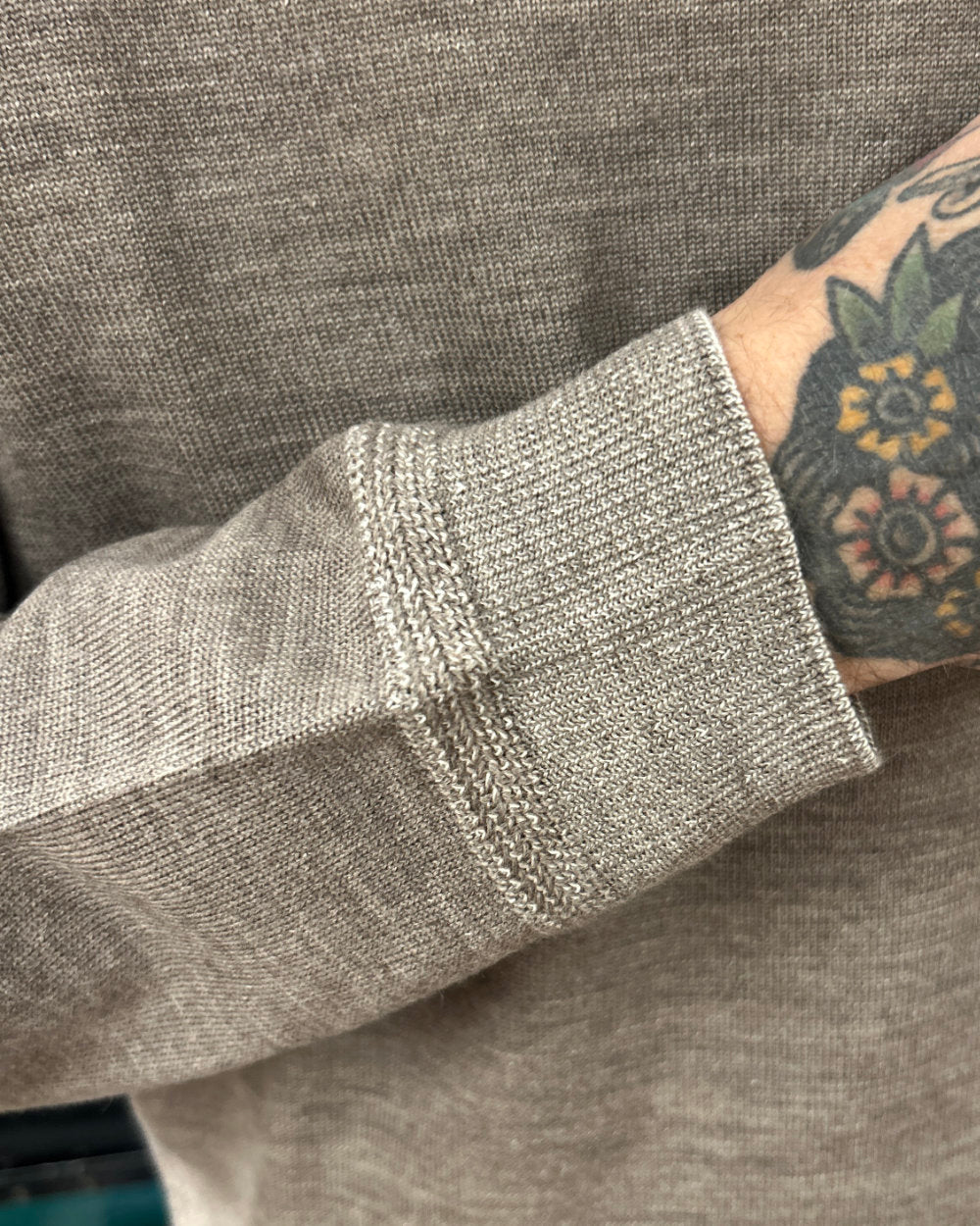 casa isaac cc29 crewneck pullover beige ecru