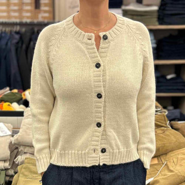 casa isaac woman cardigan white