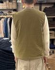 chesapeakes deck vest jungle cloth new mccoy khaky green
