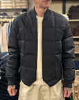 chesapeakes down jacket lumberjack hbt waxed dark navy