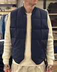 chesapeakes down vest seattle dark navy
