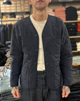 chesapeakes field jacket inner liner navy blue