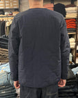 chesapeakes field jacket inner liner navy blue