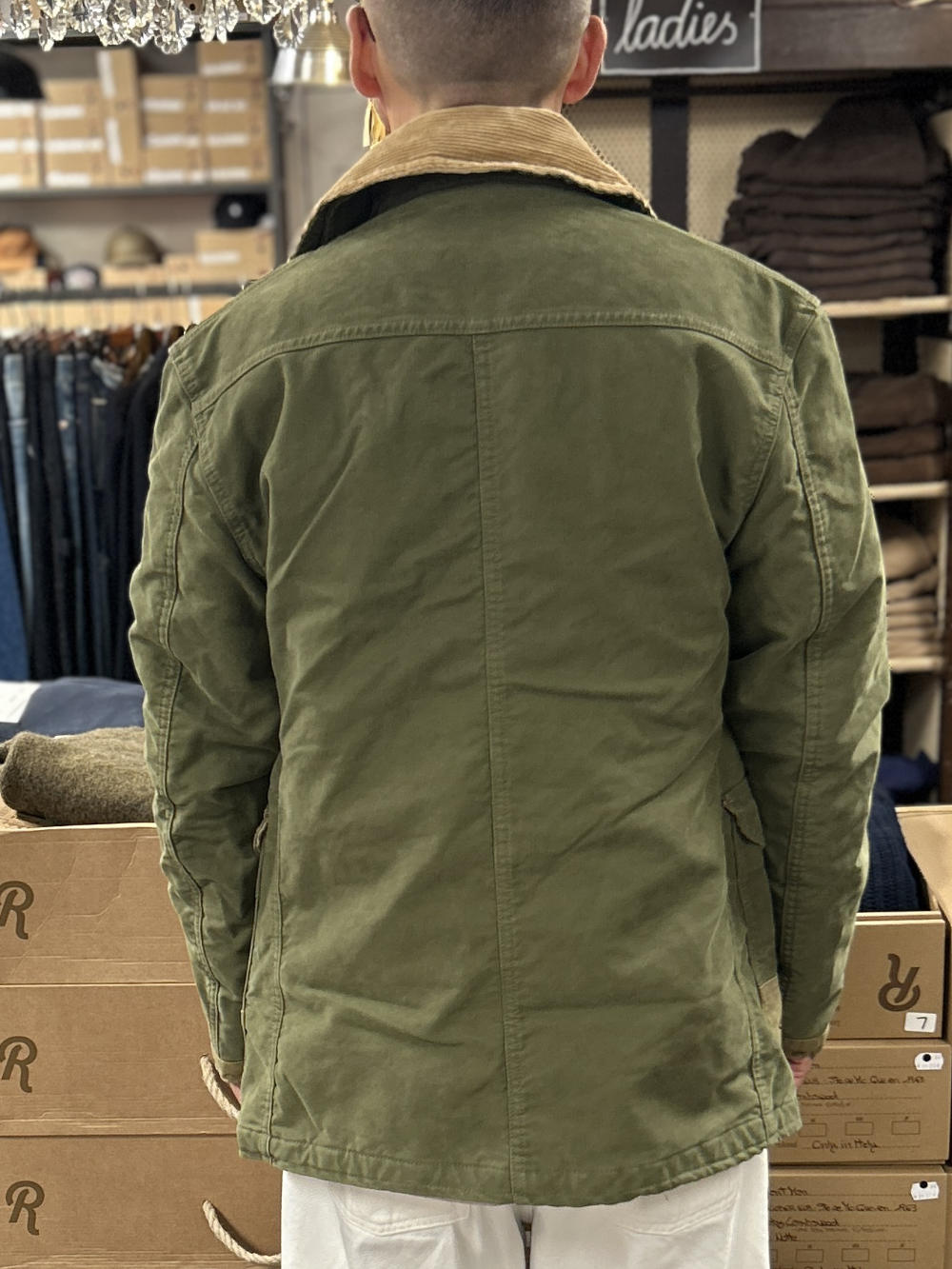 chesapeakes bedford fireman jacket jungle cloth military green