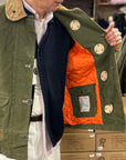 chesapeakes bedford fireman jacket jungle cloth military green