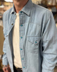 chesapeakes western chambray shirt flagstaff light chambray