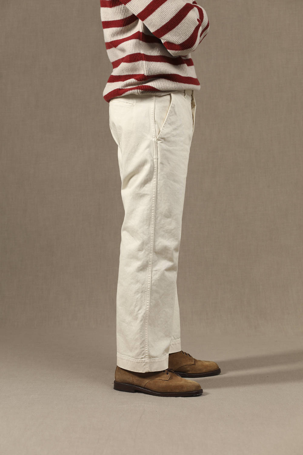 east harbour surplus bube 2608 trousers off white
