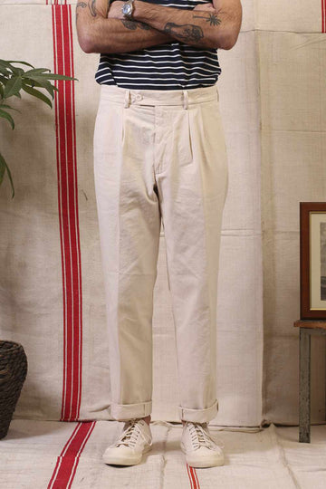 east harbour surplus martin 324 trousers off white