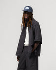 eat dust okinawa shirt riviera cotton midnight blue