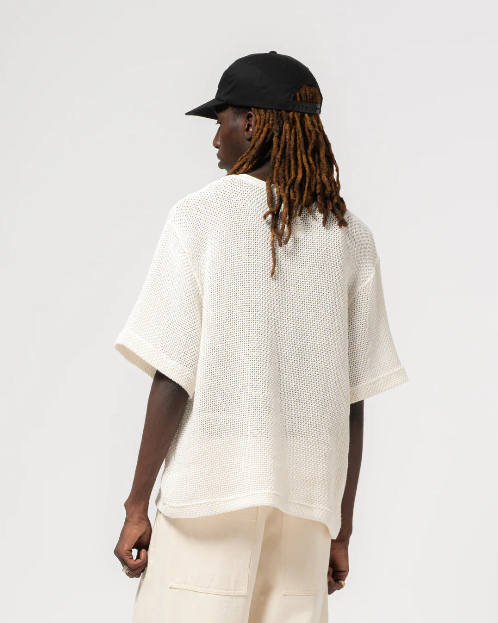 eat dust power-t trellis cotton ecru