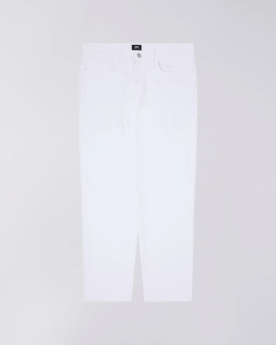 edwin cosmos pant optic white