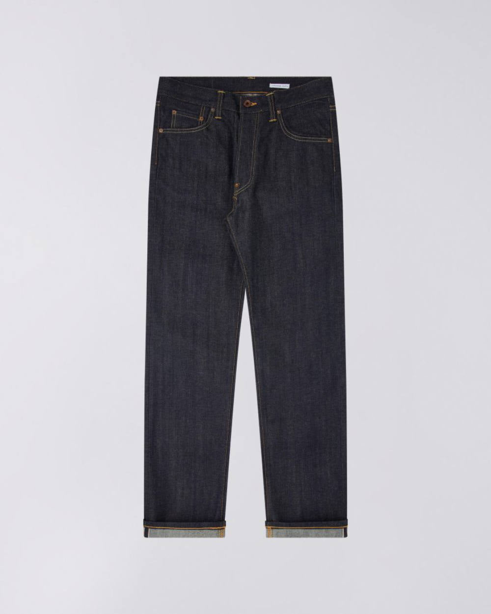 edwin nashville blue unwashed red listed selvage denim – www