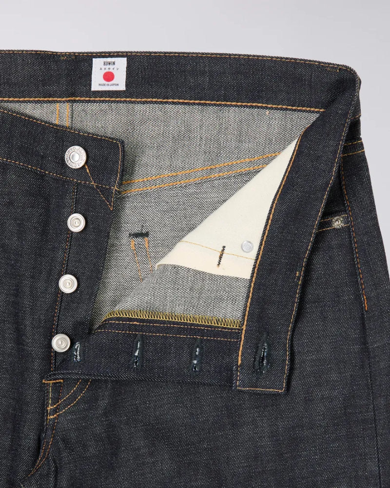 edwin regular tapered jeans blue unwashed