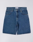 edwin tyrell short blue mid marble wash