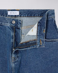 edwin tyrell short blue mid marble wash