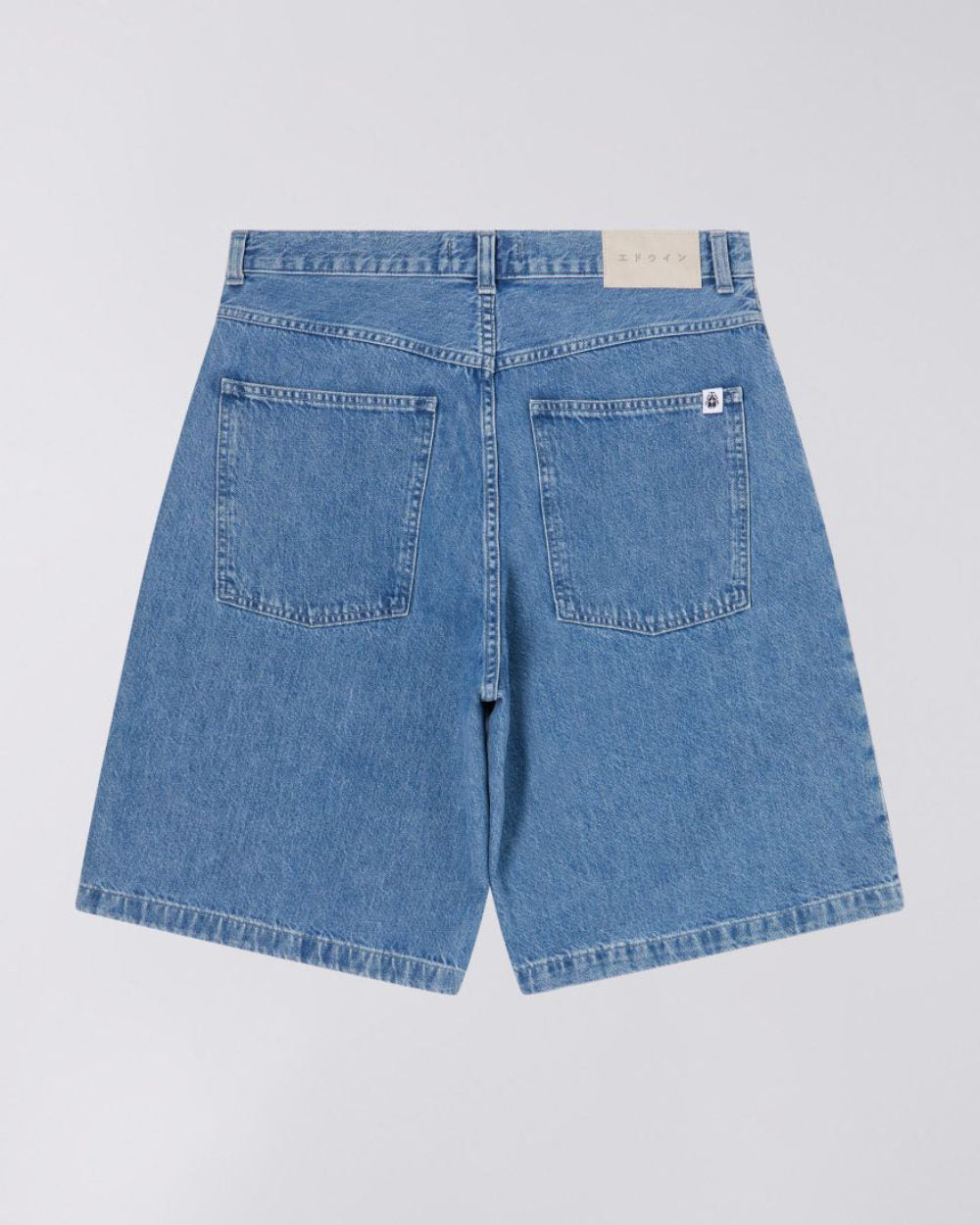 edwin worker short blue light stone washed