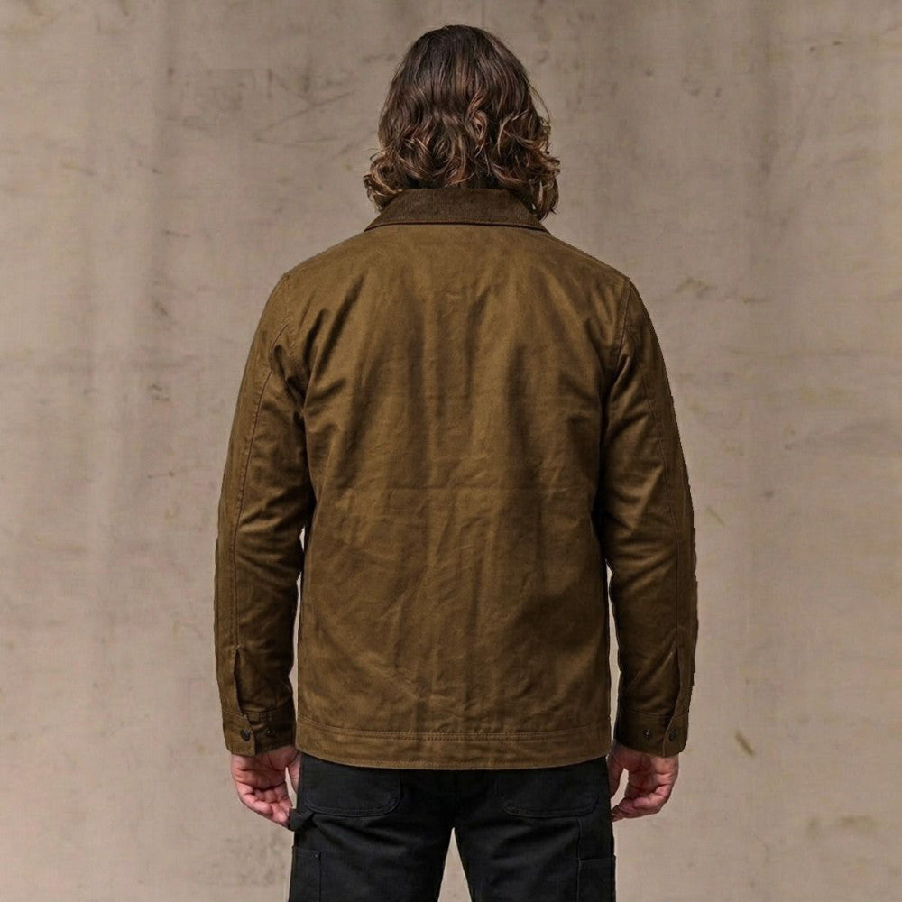 filson shelter cloth journeyman jacket dark tan (LAST SIZE MEDIUM)
