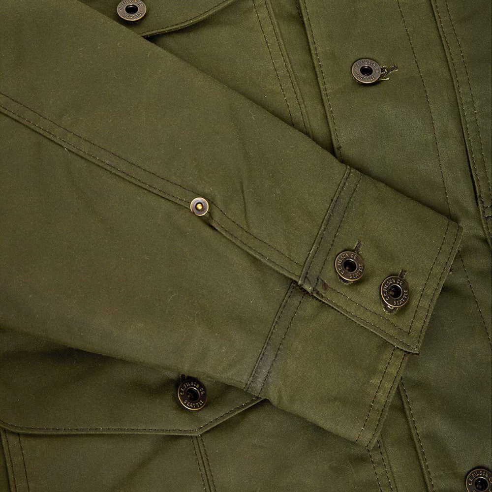 filson shelter cloth journeyman jacket otter green
