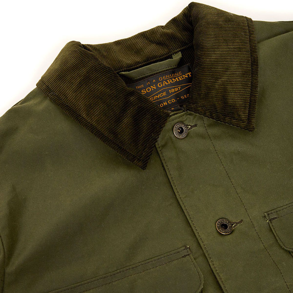 filson shelter cloth journeyman jacket otter green