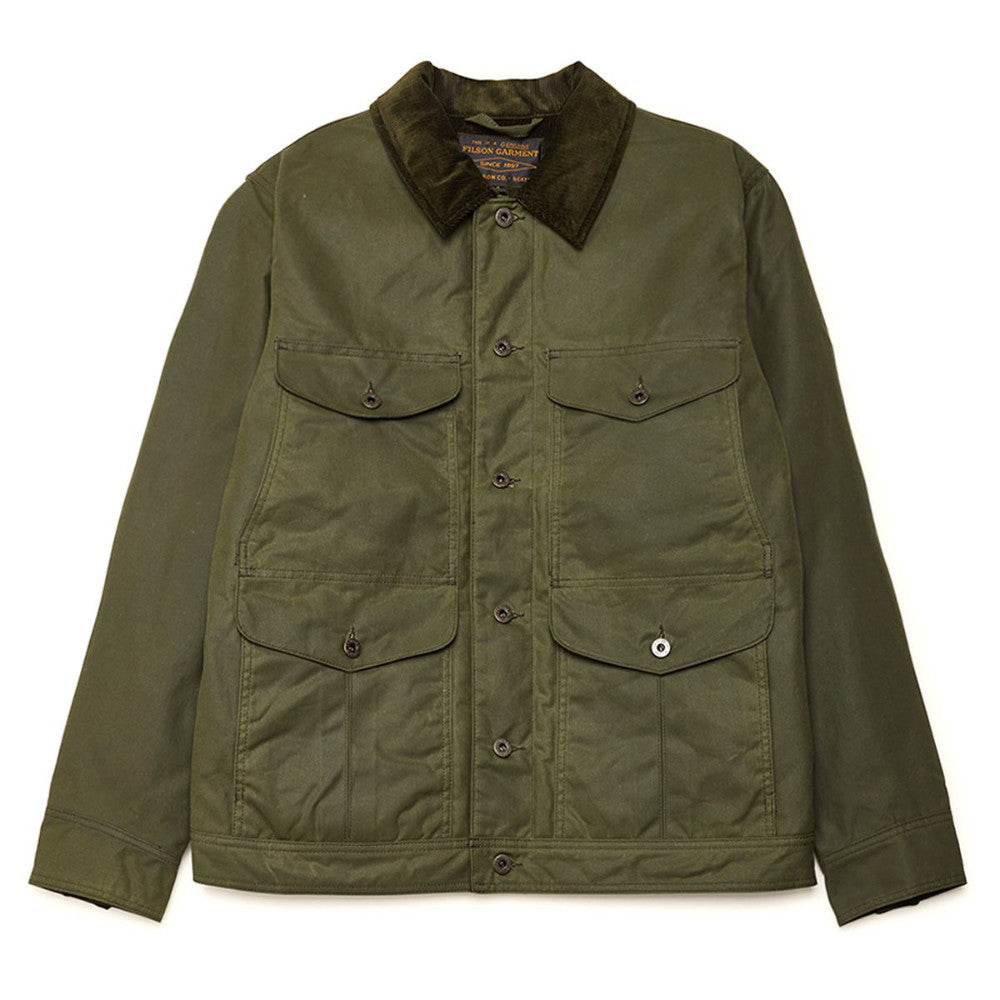 filson shelter cloth journeyman jacket otter green