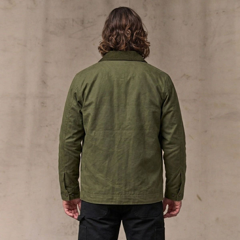 filson shelter cloth journeyman jacket otter green
