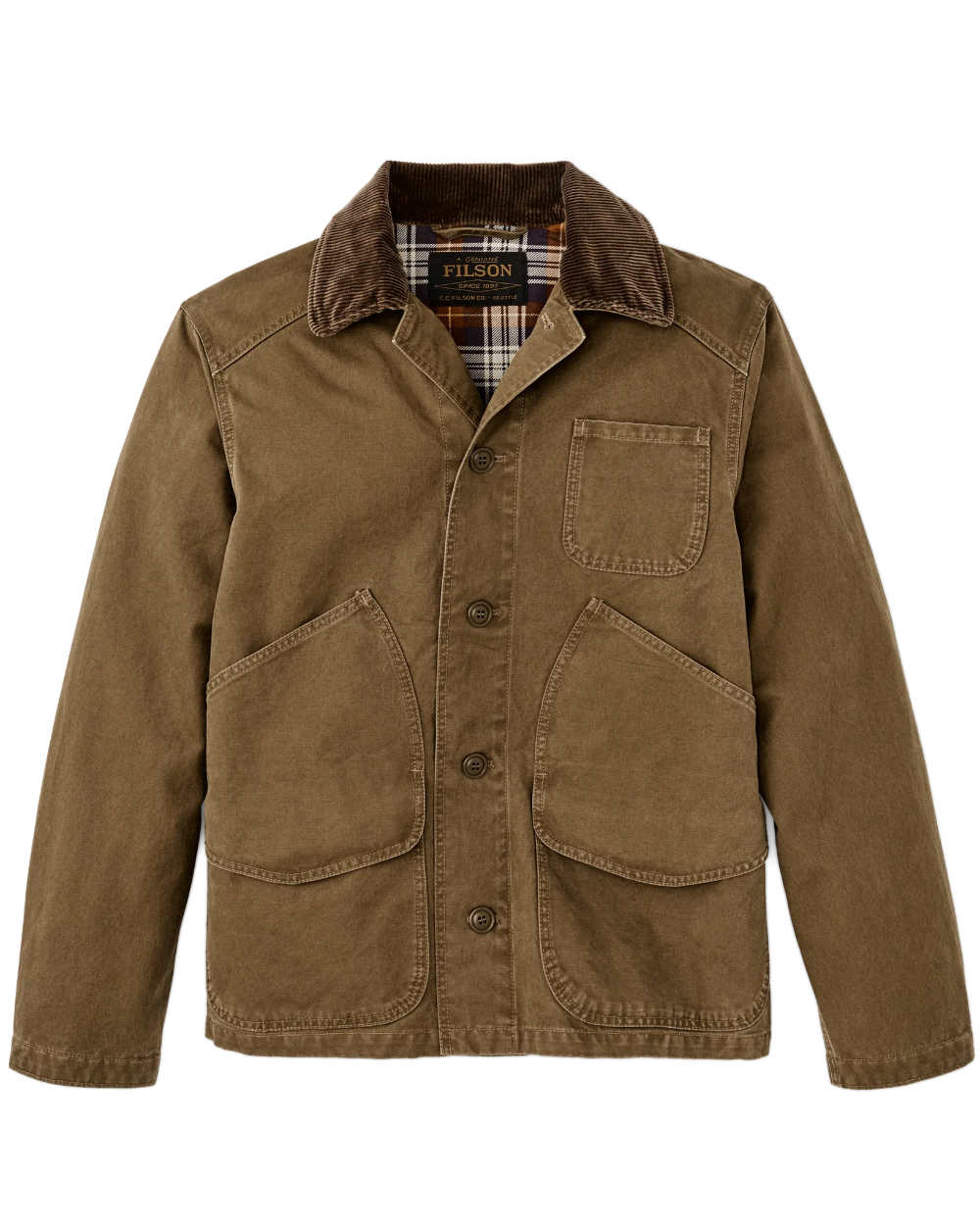 filson canvas outfitter jacket kangaroo