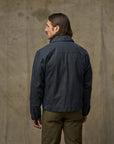 filson tin cloth short lined cruiser jacket service blue (LAST SIZE MEDIUM)