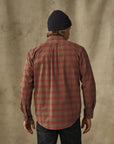 filson alaskan guide shirt brown mahogany plaid