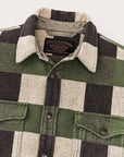 filson beartooth camp jacket cinder olive check (LAST SIZE MEDIUM)