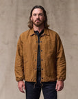 filson dry wax windbreaker harvest tan