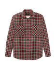filson field flannel shirt russet red plaid
