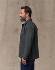 filson field jac shirt washed faded black
