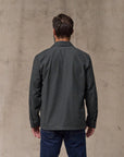 filson field jac shirt washed faded black