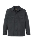filson field jac shirt washed faded black